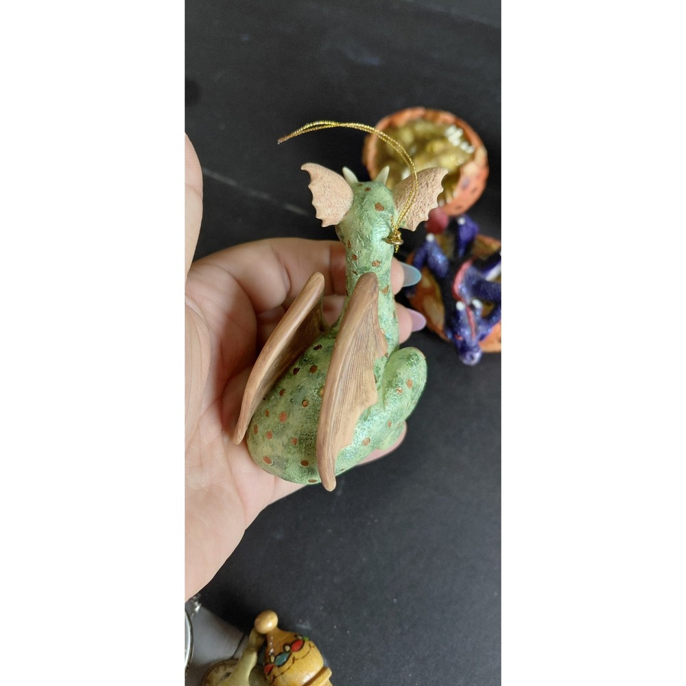 Mythical Creatures collectible fantasy Decor dragon & hatchling resin figurines - Picture 14 of 16